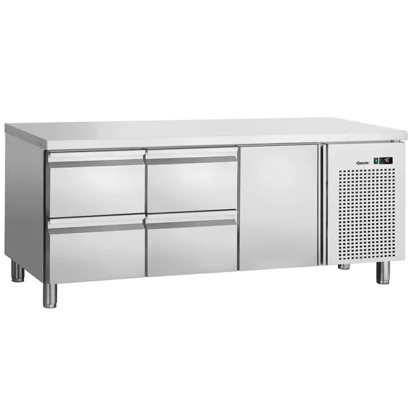 Koelwerkbank | 420L | 1 Deuren + 4 Laden (1/1 GN) | 0°C/+10°C | Geforceerd | 1792x700x850(h)mm