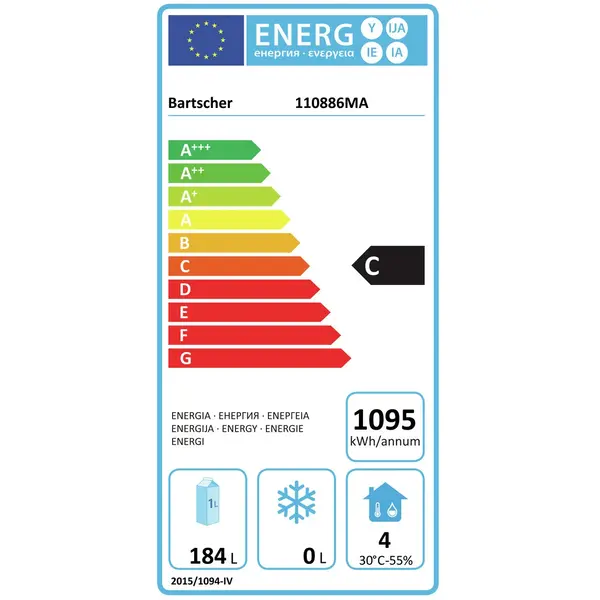 Koelwerkbank | 420L | 1 Deuren + 4 Laden (1/1 GN) | 0°C/+10°C | Geforceerd | Achteropstand | 1792x700x850/900(h)mm