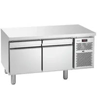 Bartscher Koelwerkbank | Laag Model | Energiezuinig | 180L | 2 Laden (1/1 GN) | -2°C/+8°C | Geforceerd | 1200x660x640(h)mm 