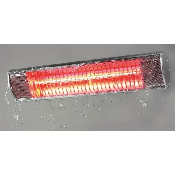 Terrasverwarmer | GOLDEN COMFORT | Elektrisch | Aluminium | 1.3kW (230V) | Spuitwaterdicht | 380x100x110(h)mm