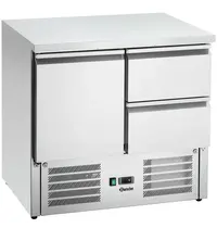 Bartscher Koelwerkbank | 260L | 1 Deur + 2 Laden (1/1 GN) | 0°C/+10°C | Geforceerd | 900x700x880(h)mm