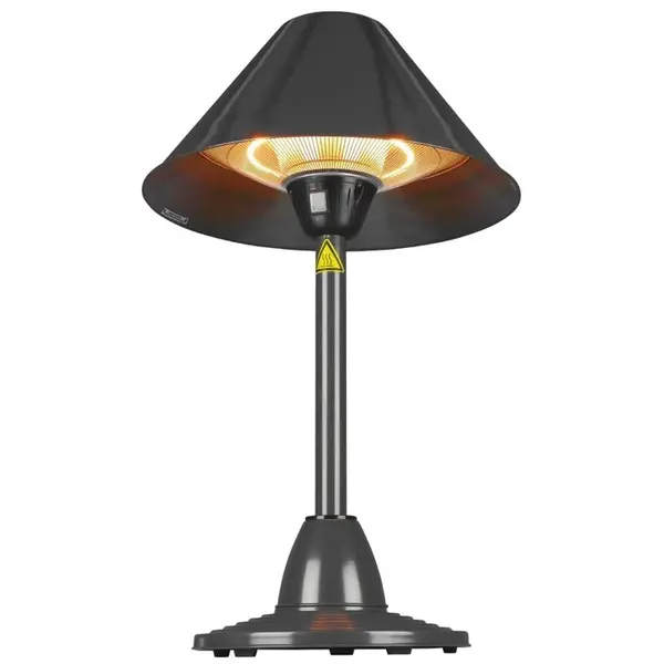 Terrasverwarmer | Elektrisch | Grijs | 1.5kW (230V) | Spatwaterdicht | 520(h)mm