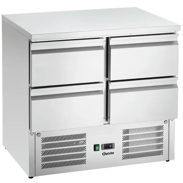 Koelwerkbank | 260L | 4 Laden (1/1 GN) | 0°C/+10°C | Geforceerd | 903x700x880(h)mm