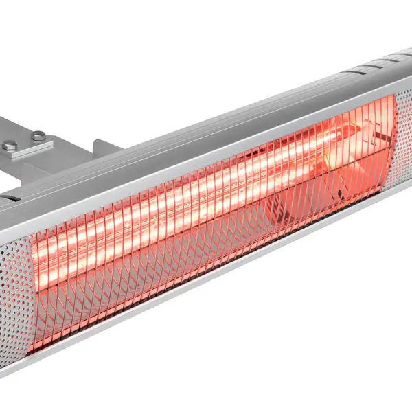 Terrasverwarmer | Elektrisch | Aluminium | 2kW (230V) | Waterdicht | 605x105x162(h)mm