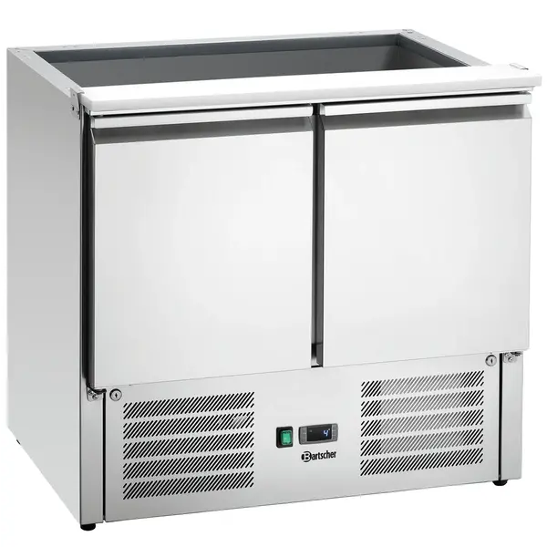 Saladette | 250L | 2 Deuren (1/1 GN) | Boven 2x 1/1 GN + 3x 1/6 GN | 0°C/+10°C | Geforceerd | 900x700x845(h)mm