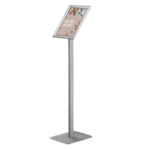 Europel Menustandaard | Aluminium | Kliklijst (A4) | Draaibaar | 245x320x900/1100(h)mm 