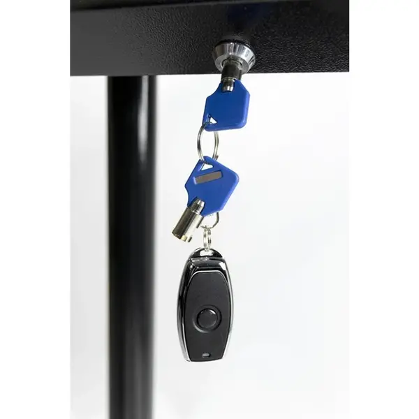 Menukast | BLACK STAR XXL | Zwart | 8x A4 | Verlicht | Incl. Standaard | 970x780x1350(h)mm