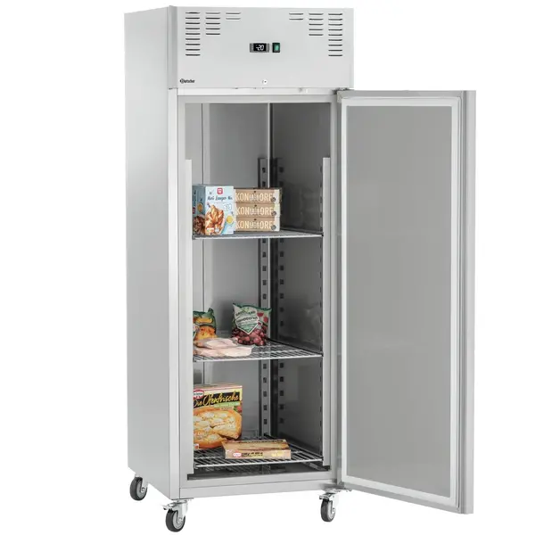 Vrieskast | 650L (2/1 GN) | RVS | -18°C/-22°C | Geforceerd | Wielen (Geremd) | 740x835x2050(h)mm