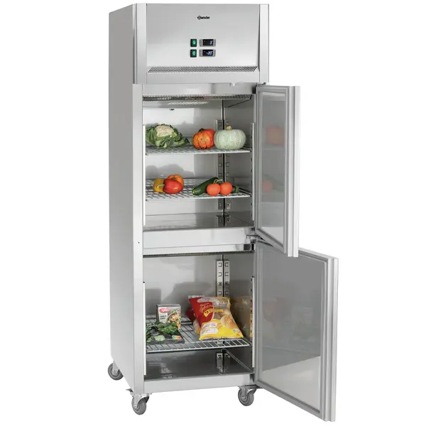 Koel-/Vrieskast | 484L (2/1 GN) | RVS | -18°C/-22°C & 0°C/+10°C) | Geforceerd | Wielen (Geremd) | 645x840x2008(h)mm