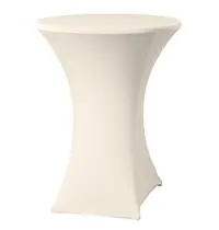 HENDI Statafelhoes | Crème | Polyester/Elastaan | Ø800/850x1150(h)mm 