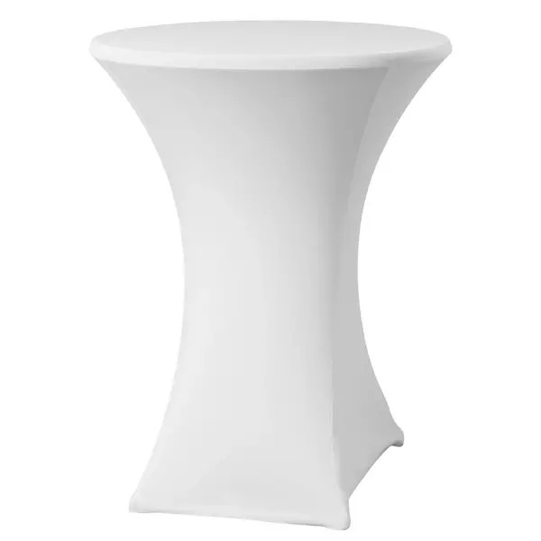 Statafelhoes | Wit | Polyester/Elastaan | Ø700x1150(h)mm