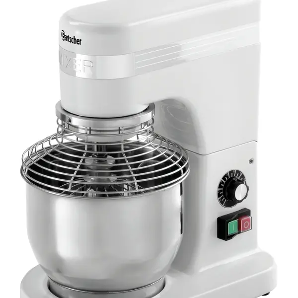 Planeetmenger | 0.75kg/5L | Instelbare Snelheid | Kantelbare Kop | Verwijderbare Kom | 0.25kW (230V) | 230x260x415(h)mm