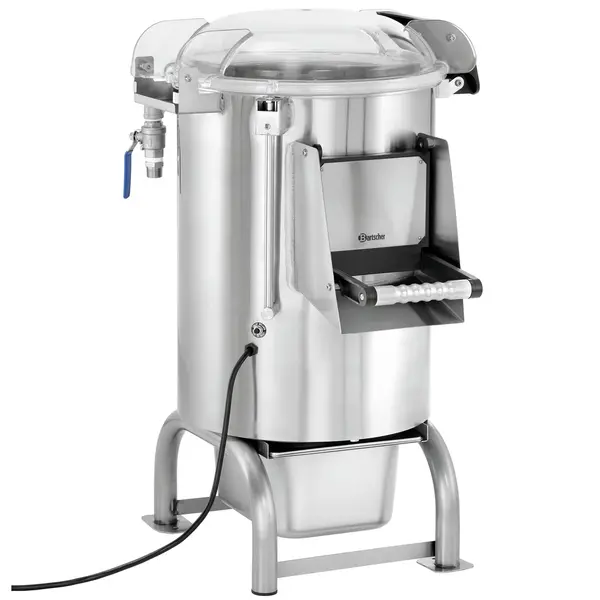 Aardappelschilmachine | 130kg/u | Lading 10kg | 0.75kW (230V) | 560x680x870(h)mm