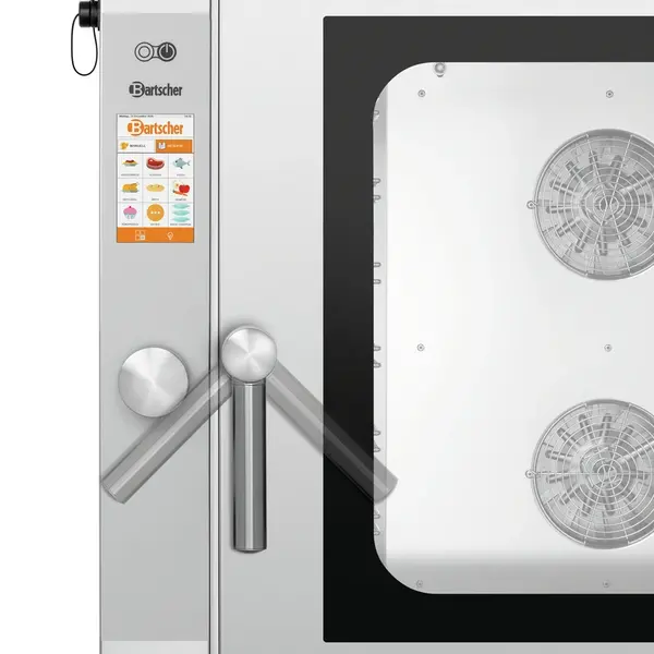 Combisteamer | SILVERSTEAM | Elektrisch | 5 Niveaus (2/3 GN) | 50°C/300°C | 4.8kW (400V) | Touchscreen | 620x775x675(h)mm
