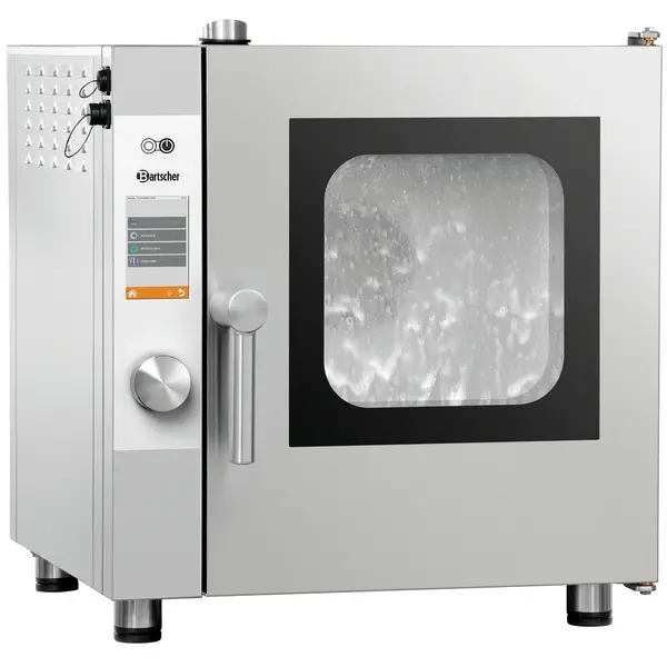 Combisteamer | SILVERSTEAM | Elektrisch | 5 Niveaus (2/3 GN) | 50°C/300°C | 4.8kW (400V) | Zelfreiniging | Touchscreen | 620x775x675(h)mm