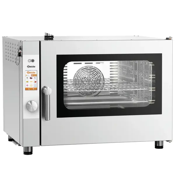 Combisteamer | SILVERSTEAM | Elektrisch | 5 Niveaus (1/1 GN) | 50°C/300°C | 6.3kW (400V) | Touchscreen | 890x835x675(h)mm