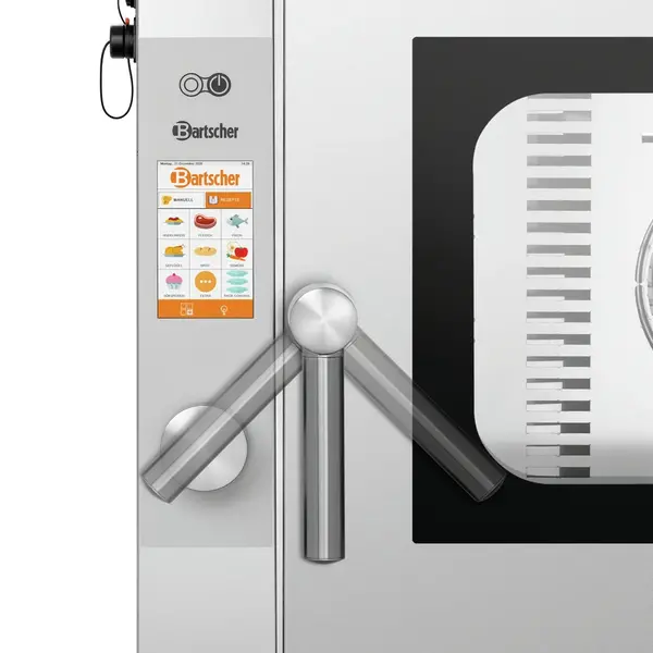 Combisteamer | SILVERSTEAM | Elektrisch | 5 Niveaus (1/1 GN) | 50°C/300°C | 7.7kW (400V) | Touchscreen | 890x835x675(h)mm