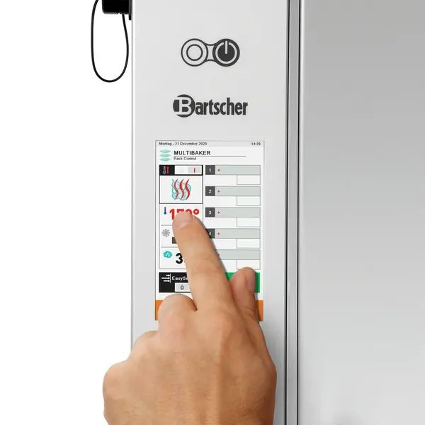 Combisteamer | SILVERSTEAM | Elektrisch | 5 Niveaus (1/1 GN) | 50°C/300°C | 6.3kW (400V) | Zelfreiniging | Touchscreen | 890x835x675(h)mm