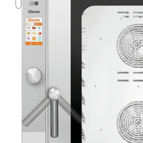 Combisteamer | SILVERSTEAM | Elektrisch | 10 Niveaus (1/1 GN) | 50°C/300°C | 12.6kW (400V) | Touchscreen | 890x835x1065(h)mm