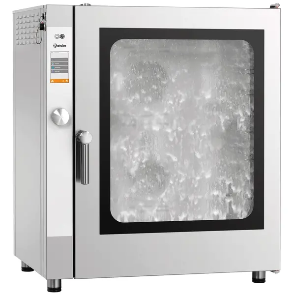 Combisteamer | SILVERSTEAM | Elektrisch | 10 Niveaus (1/1 GN) | 50°C/300°C | 12.6kW (400V) | Zelfreiniging | Touchscreen | 890x835x1065(h)mm