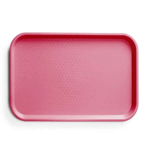 Dienblad | Polypropyleen | Rood | 1/1 GN | Stapelbaar | 530x325x20(h)mm