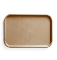 AmerBox Dienblad | Polypropyleen | 1/1 GN | Bruin | Stapelbaar | 530x325x20(h)mm