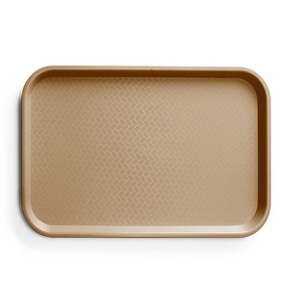 Dienblad | Polypropyleen | Bruin | 1/1 GN | Stapelbaar | 530x325x20(h)mm