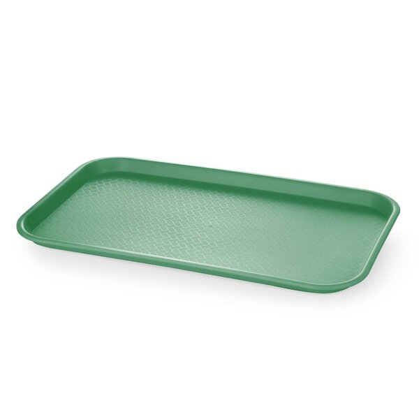 Dienblad | Polypropyleen | Groen | 1/1 GN | Stapelbaar | 530x325x20(h)mm