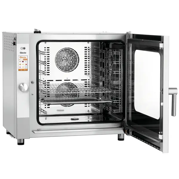 Combisteamer | SILVERSTEAM | Elektrisch | 7 Niveaus (1/1 GN) | 50°C/300°C | 12.6kW (400V) | Touchscreen | 879x817x853(h)mm