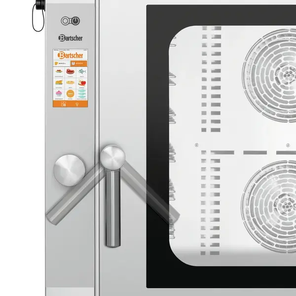 Combisteamer | SILVERSTEAM | Elektrisch | 7 Niveaus (1/1 GN) | 50°C/300°C | 12.6kW (400V) | Touchscreen | 879x817x853(h)mm
