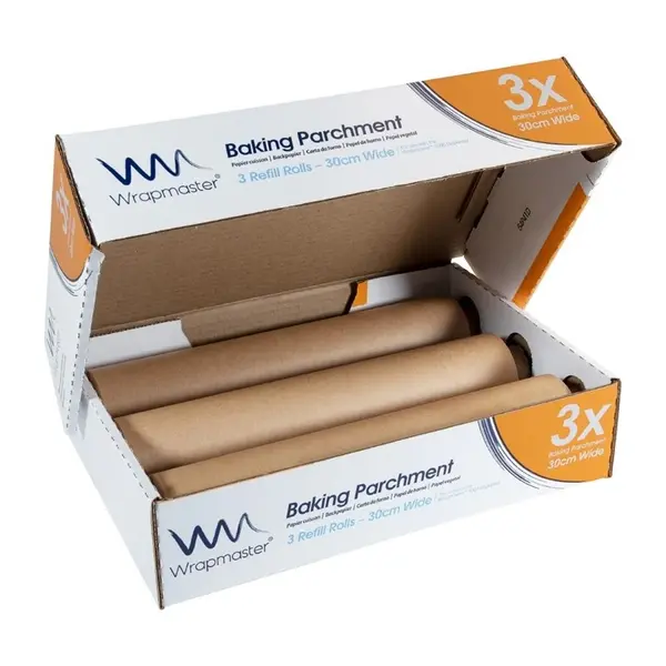 Bakpapier 30cm | Wrapmaster 3000 | 50m | 3 Stuks
