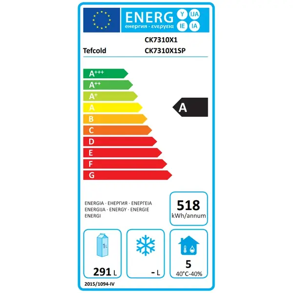 Koelwerkbank | Energiezuinig | 368L | 3 Deuren (1/1 GN) | -2°C/+8°C | Geforceerd | Bluetooth | Werkblad Afneembaar | Achteropstand | 1795x700x860/960(h)mm