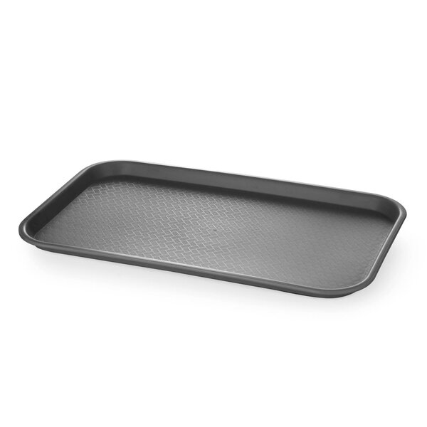 Dienblad | Polypropyleen | Zwart |  1/1 GN | Stapelbaar | 530x325x20(h)mm