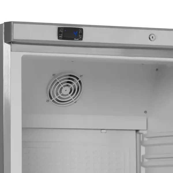 Koelkast | SERIE U | Energiezuinig | 129L | RVS | -2°C/+8°C | Statisch + Ventilator | Wielen | 600x615x855(h)mm