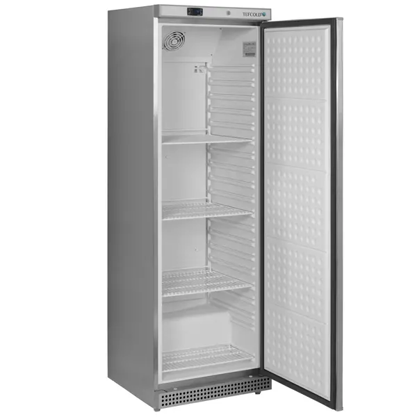 Koelkast | SERIE U | Energiezuinig | 361L | RVS | -2°C/+8°C | Statisch + Ventilator | Wielen | 600x615x1855(h)mm