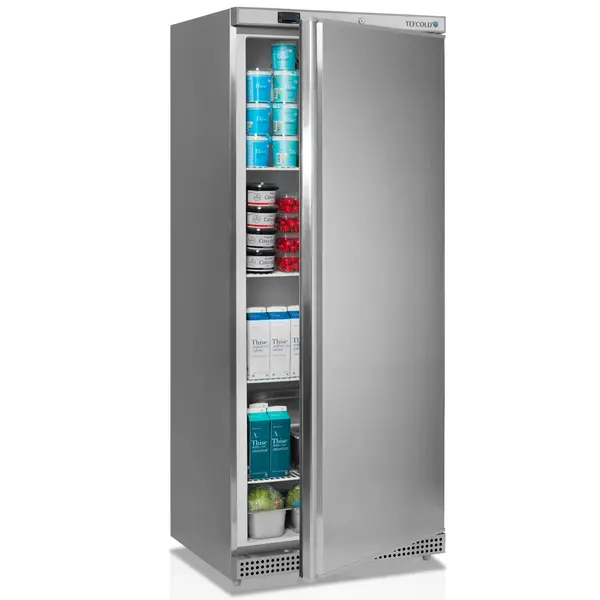 Koelkast | SERIE U | Energiezuinig | 620L (2/1 GN) | RVS | -2°C/+8°C | Statisch + Ventilator | Wielen | 777x745x1895(h)mm