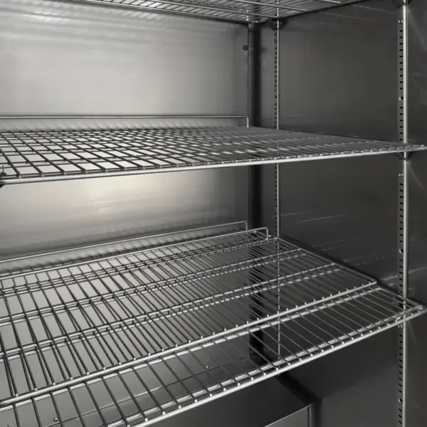 Koelkast | SERIE U | Energiezuinig | 570L (2/1 GN) | RVS | 0°C/+8°C | Statisch + Ventilator | Wielen | 777x745x1895(h)mm