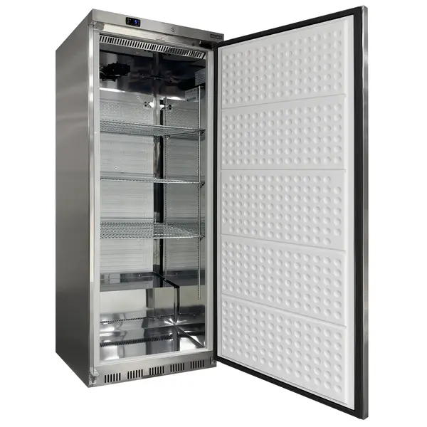 Koelkast | SERIE U | Energiezuinig | 570L (2/1 GN) | RVS | 0°C/+8°C | Statisch + Ventilator | Wielen | 777x745x1895(h)mm