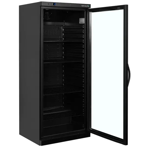 Koelkast | SERIE U | 605L (2/1 GN) | Zwart | +2°C/+10°C | Statisch + Ventilator | Wielen | 777x695x1895(h)mm