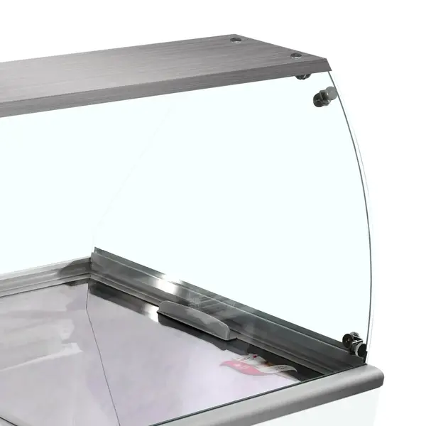 Schepijsvitrine | IDA | 503L | 12x 5L | -16°C/-23°C | Statisch | Gekoelde Reserve | Wielen | 1544x694x1330(h)mm