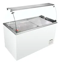 Tefcold Schepijsvitrine | IDA | 503L | 12x 5L | -16°C/-23°C | Statisch | Gekoelde Reserve | Wielen | 1544x694x1330(h)mm