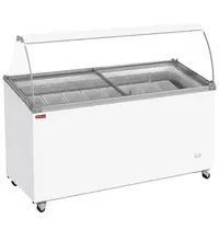 Diamond Schepijsvitrine | 467L | 8x 5L | -15°C/-23°C | Statisch | Gekoelde Reserve | Wielen (Geremd) | 1555x635x1255(h)mm 
