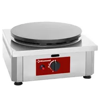 Diamond Crêpes Bakplaat | PANCAKE LINE | Propaangas | Oppervlak Ø400 (Gietijzer) | 3.2kW | Piëzo Ontsteking | 450x500x240(h)mm