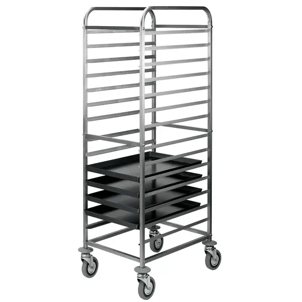 Regaalwagen | 20x 600x400mm | Tussenruimte 75mm | 458x625x1838(h)mm