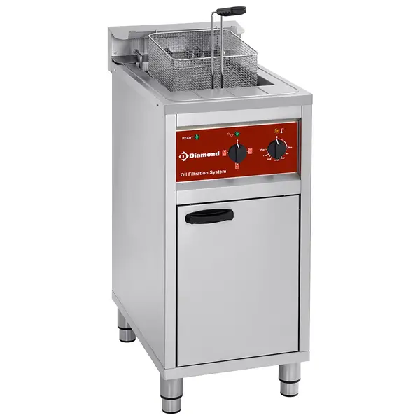 Friteuse | FRYERS LINE PLUS | Elektrisch | 16L | ≤180°C | 12kW (400V) | Aftapkraan | 400x700x980(h)mm