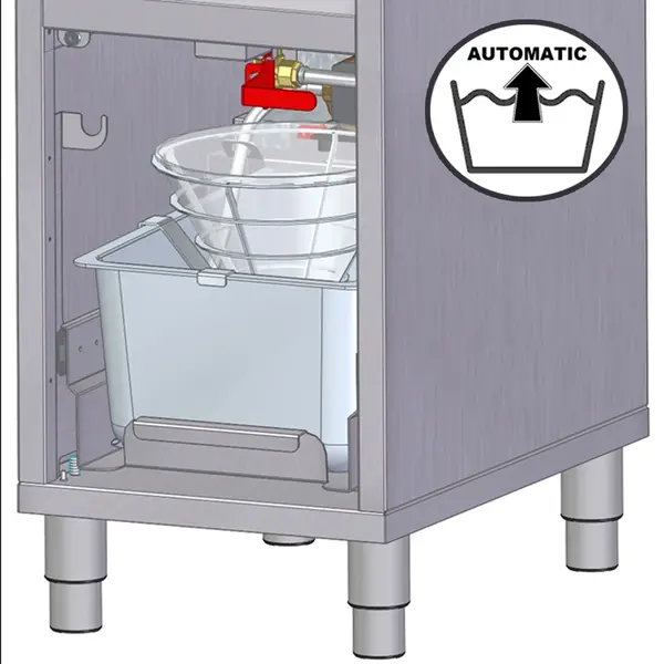 Friteuse | FRYERS LINE PLUS | Elektrisch | 16L | ≤180°C | 12kW (400V) | Aftapkraan | 400x700x980(h)mm