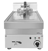 UNNI-COOKING Friteuse | ECO | Elektrisch | 10L | 100°C/190°C | 10kW (400V) | Aftapkraan | 400x650x300(h)mm