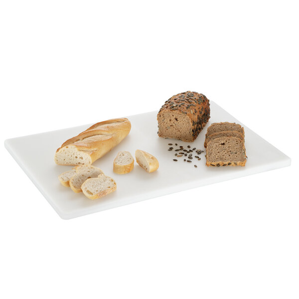 Broodsnijplank | PRO | Polyethyleen | Wit | HACCP | 600x400x20(h)mm