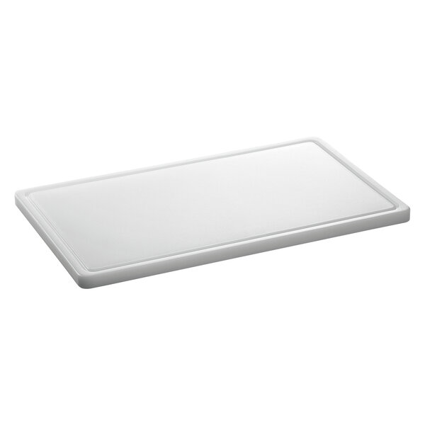 Snijplank | PRO | HDPE | Wit | HACCP | Sapgeul | 530x325x24(h)mm