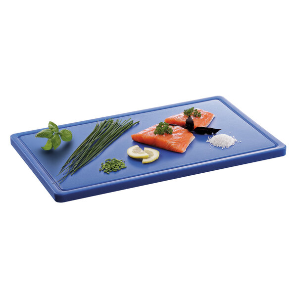 Snijplank | PRO | HDPE | Blauw | HACCP | Sapgeul | 530x325x24(h)mm